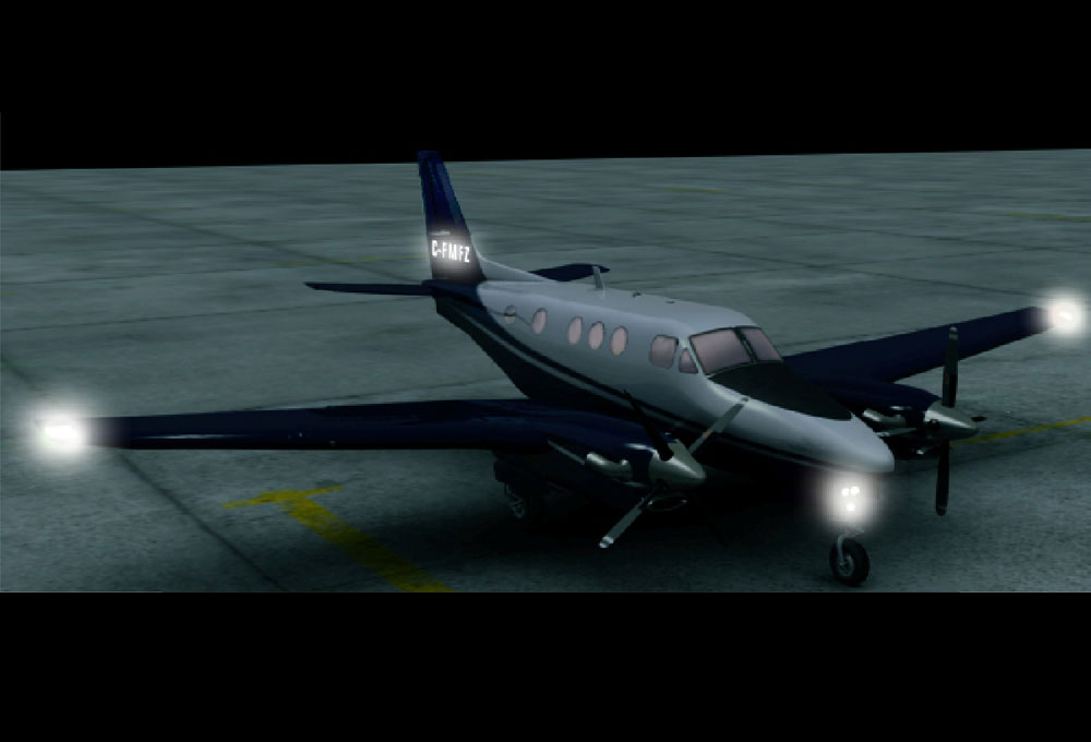 C90 Aircraft Model Render