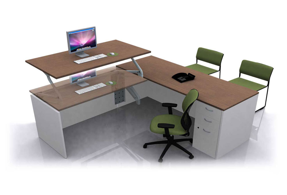 3D Desking Render and Animation