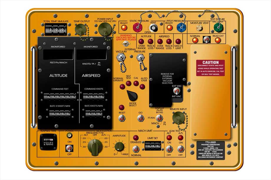 F-18 Test Equipment Illustration